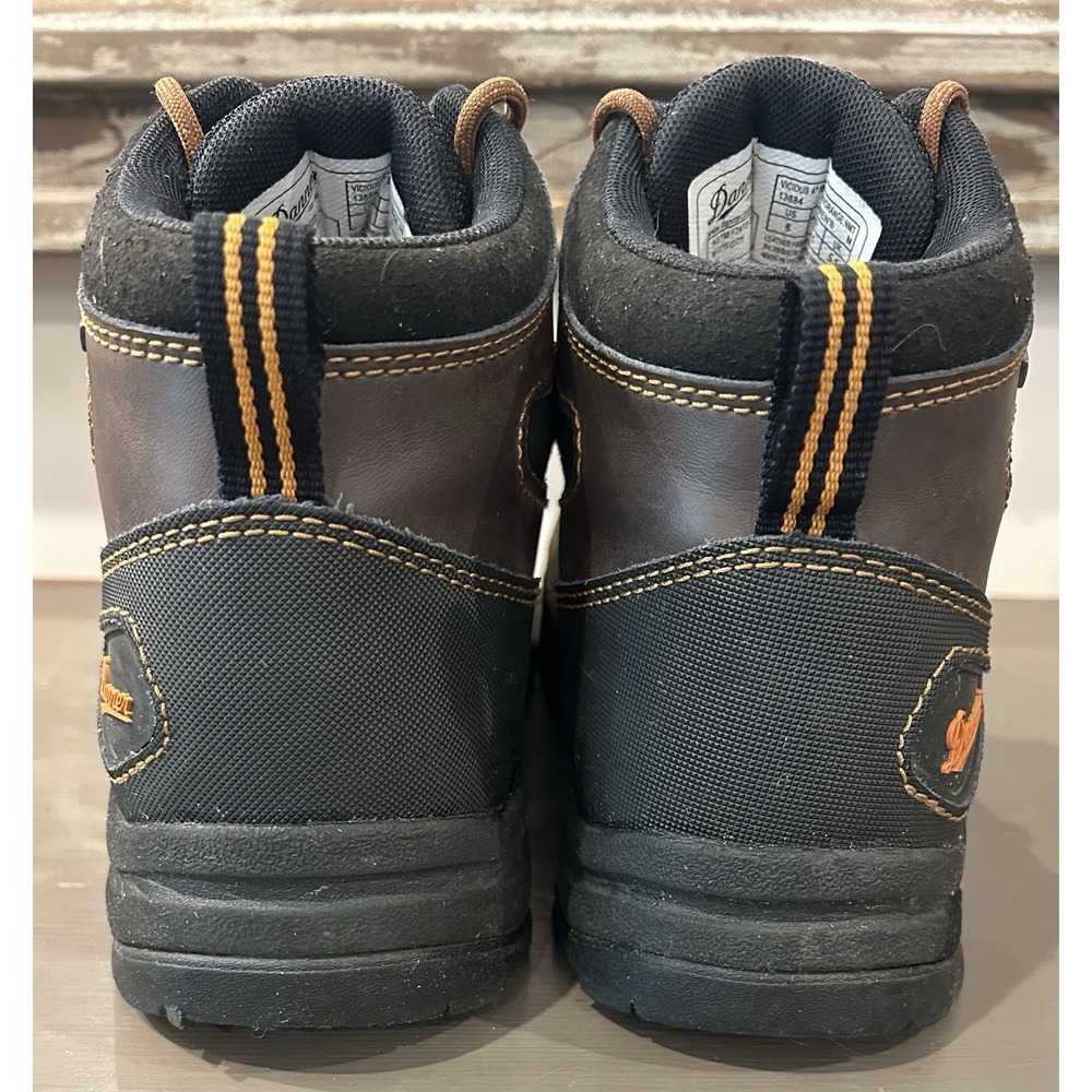Danner Vicious 13884 Women's 8 Brown Orange Gore-Tex Composite Toe EH Work Boots - Picture 7 of 11